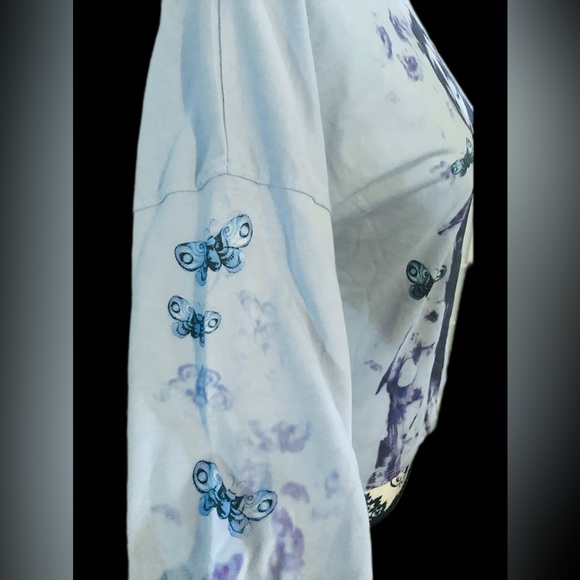 Corpse Bride Tee Medium 3/4 Sleeve Fitted Tim Burton NWTs - Picture 4 of 5